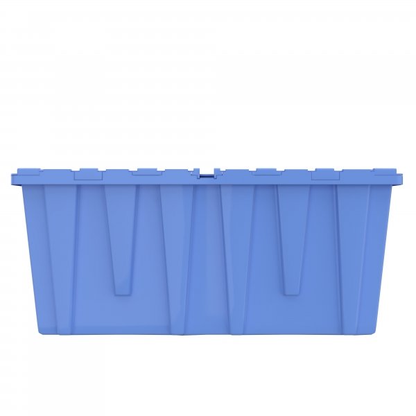 Blue Heavy-Duty Plastic Totes