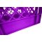 Violet Rectangular Milk Crates