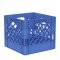 Blue Square Milk Crate