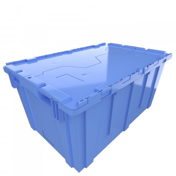 Heavy-Duty XL Attached Lid Tote 